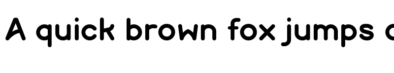 Preview of Rekay Black font