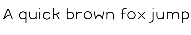 Preview of Rekay Thin font