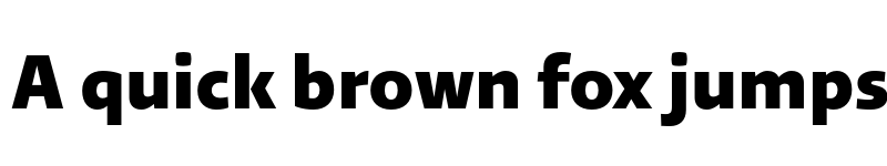 Preview of Relato Sans TRIAL Black font