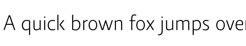 Preview of Relato Sans TRIAL Light font