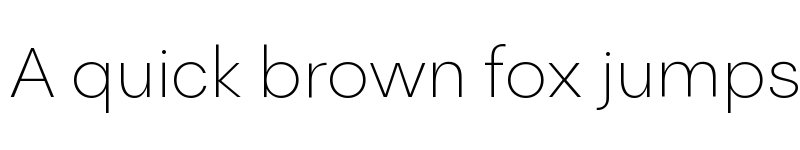 Preview of Relevance ExtraLight font