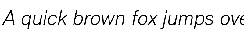 Preview of Relevant Light Italic font