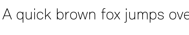 Preview of Relevant Thin font