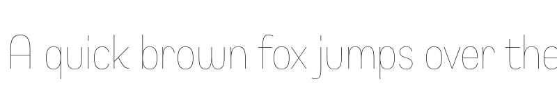 Preview of Remora Sans W1 Thin font