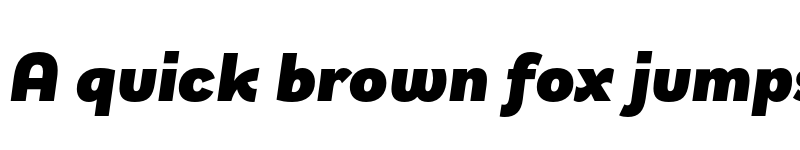 Preview of Remora Sans W2 Black Italic font