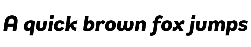 Preview of Remora Sans W2 Bold Italic font
