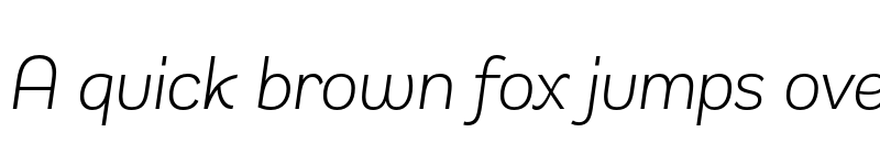 Preview of Remora Sans W2 Light Italic font
