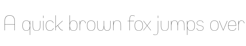 Preview of Remora Sans W2 Thin font