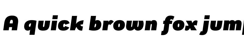 Preview of Remora Sans W2 Ultra Italic font
