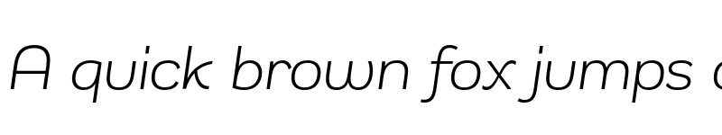 Preview of Remora Sans W3 Light Italic font