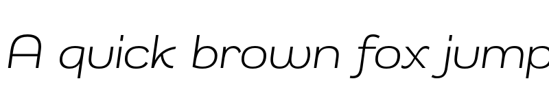 Preview of Remora Sans W4 Light Italic font