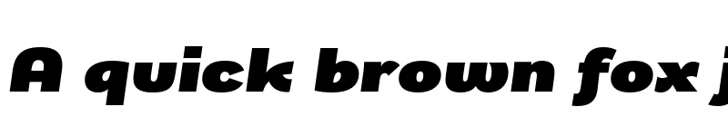 Preview of Remora Sans W4 Ultra Italic font