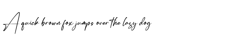 Preview of Renattha Signate Regular font