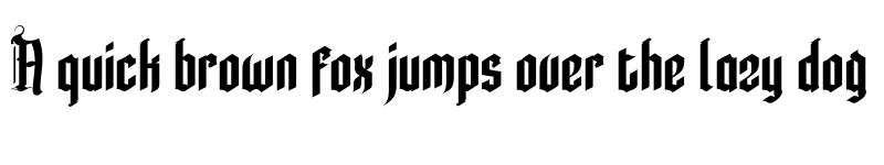 Preview of Rengkox Regular font