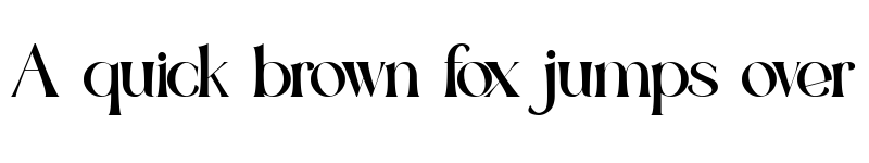 Preview of Renjany Regular font