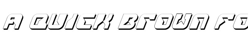 Preview of Replicant Shadow Italic Shadow Italic font