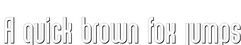 Preview of reproduction Medium 3d font