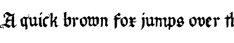 Preview of Requiem for A Regular font