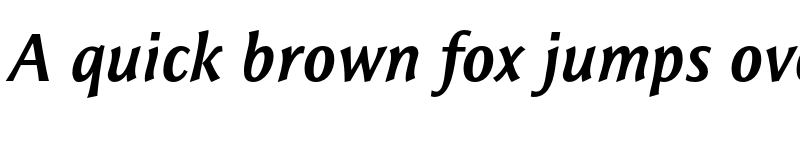 Preview of Resavska BG Sans Bold Italic font