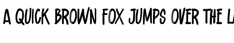 Preview of Resistant Regular font