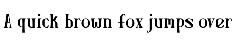 Preview of Resmalin Regular font