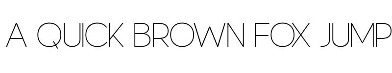 Preview of Resplendent Thin font