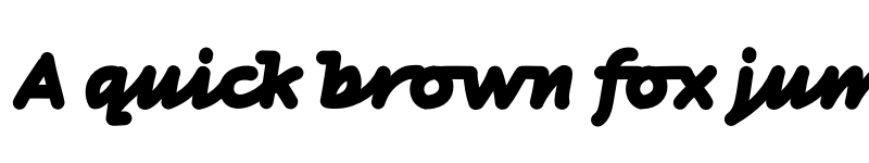 Preview of Responder P Bold Italic font