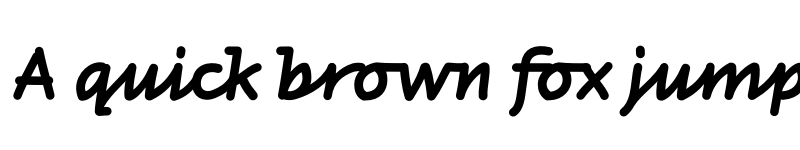 Preview of Responder P Italic font