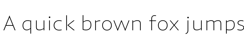 Preview of Retail Variable Text Hairline font