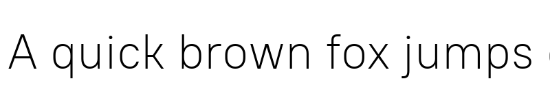 Preview of Retni Sans Light font