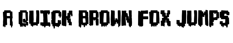 Preview of Retro Arcade Terror Regular font