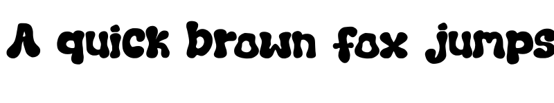 Preview of Retro Flower Regular font