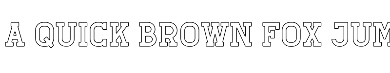 Preview of Retro Grade Outline font