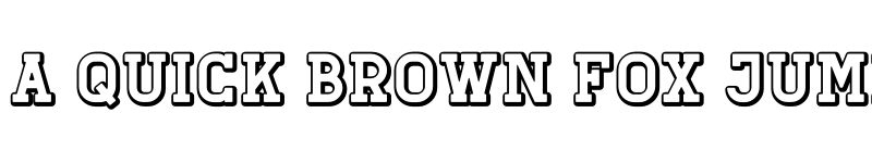 Preview of Retro Grade Shadow font