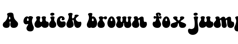 Preview of Retro Groovy Regular font