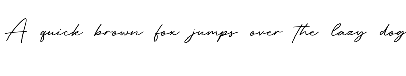 Preview of Retro Signature Regular font