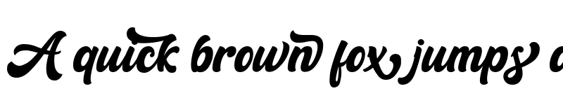 Preview of Retrow Mentho Regular font