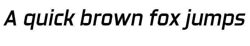 Preview of Revx Neue Demo Semi Bold Italic font