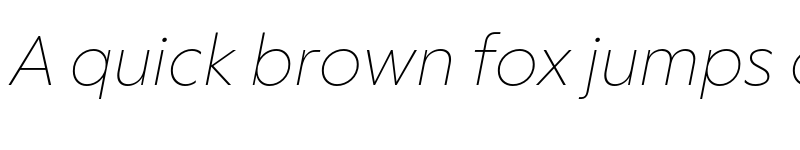 Preview of RF Tone UltraLight Italic font