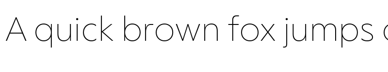 Preview of RF Tone UltraLight font