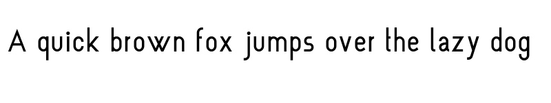 Preview of Rhanoll Regular font
