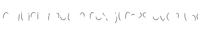 Preview of Rhuma Sinera Inline. Regular font