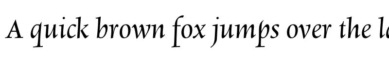 Preview of Rialto Piccolo dF Italic font