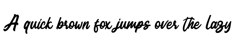 Preview of Richany Regular font