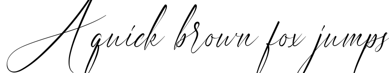 Preview of Richard Martha Demo Regular font