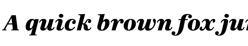 Preview of Richmond Text Black Italic font