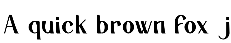 Preview of Riclane Regular font