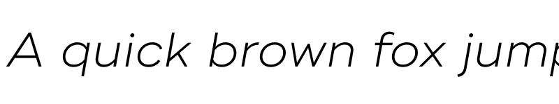 Preview of Ridley Grotesk Light Italic font