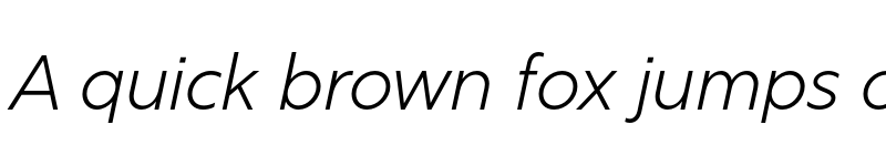 Preview of Rig Sans Light Italic font