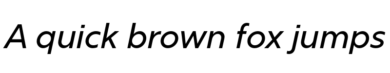 Preview of Rig Sans Medium Italic font